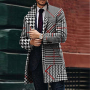 Men's slim fit suit collar coat - MRSLM