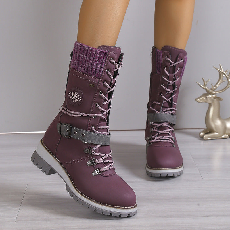 Fur-lined snow boots, view 8 - MRSLM