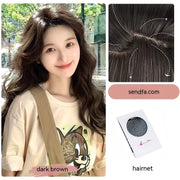 long curly wig with bangs, view 4 - MRSLM