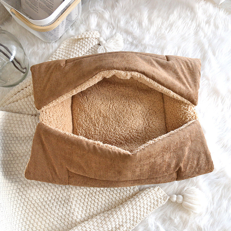foldable pet bed and mat, view 6 - MRSLM