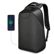 anti-theft business backpack with combination lock, view 5 - MRSLM