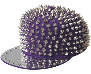 punk pointed rivet hip hop hat, view 7 - MRSLM