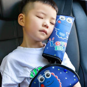kids seat belt cushion and adjuster set, view 12 - MRSLM