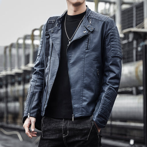 men's PU leather jacket coat - MRSLM
