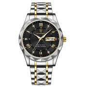 stainless steel quartz men's watch, view 3 - MRSLM