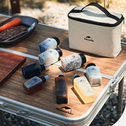 portable camping seasoning jar set, view 5 - MRSLM