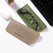 portable pu leather glasses bag, view 12 - MRSLM