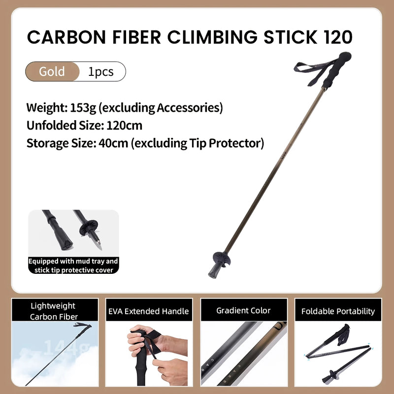 carbon trekking pole, view 3 - MRSLM