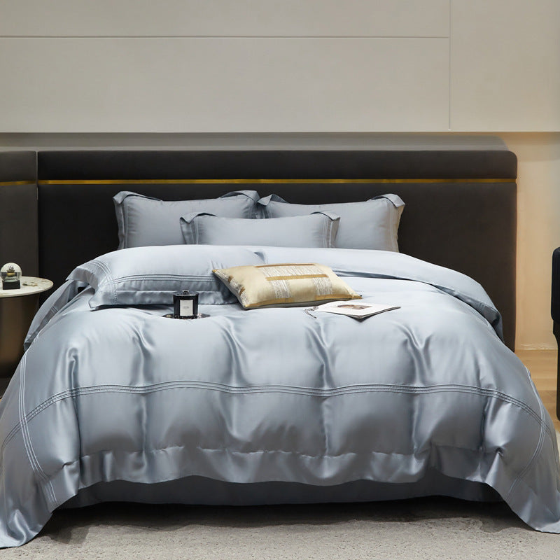 Solid Color 100% Lyocell Four-piece Set