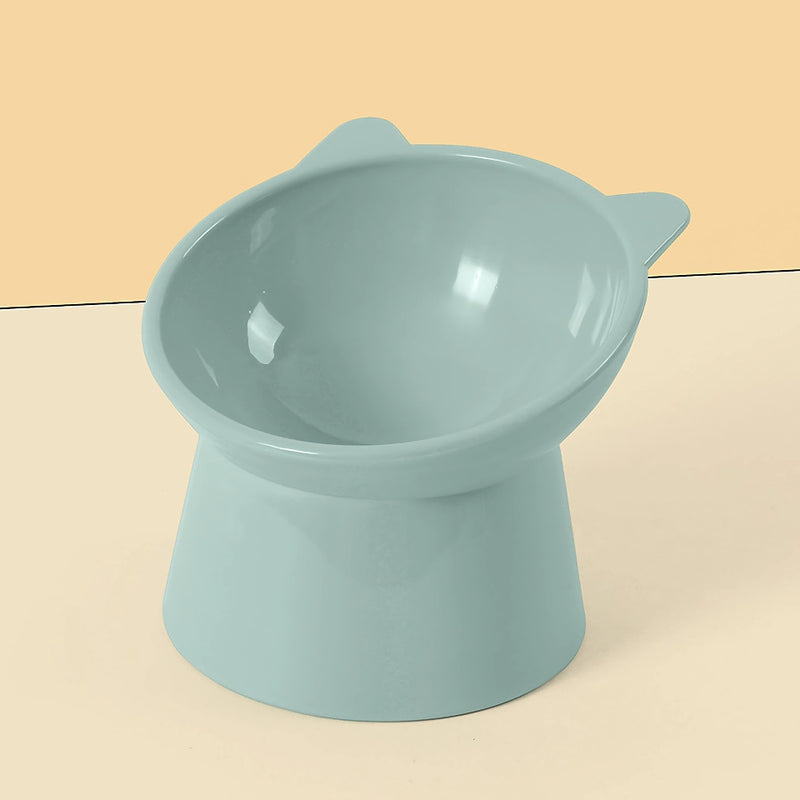 elevated cat and dog bowl with 45-degree tilt, view 4 - MRSLM