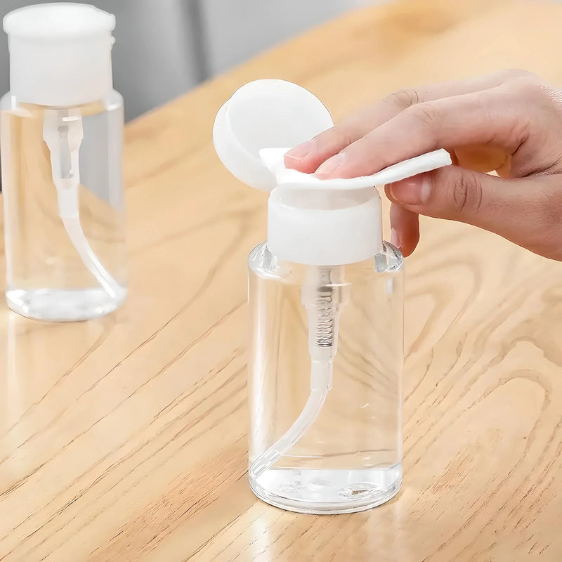 refillable push-top pump bottles, view 5 - MRSLM