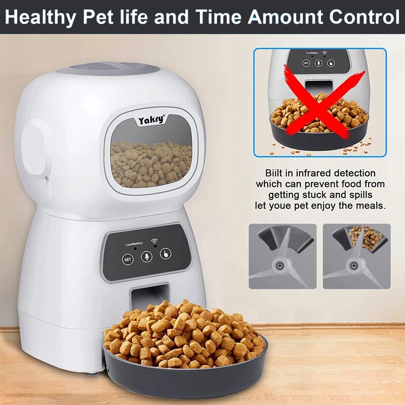 smart 3.5l automatic pet feeder, view 7 - MRSLM