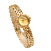 Women's bamboo chain quartz watch, view 5 - MRSLM