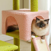 47-inch flower cat tree, view 8 - MRSLM