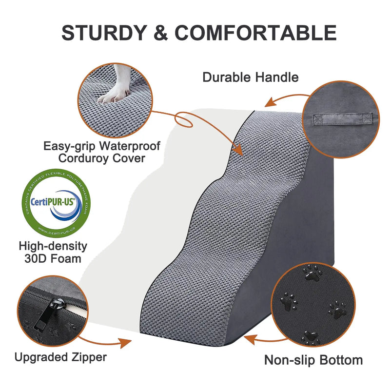 pet stairs for large dogs and cats, view 4 - MRSLM
