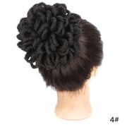 african wig bun drawstring afro hair, view 8 - MRSLM