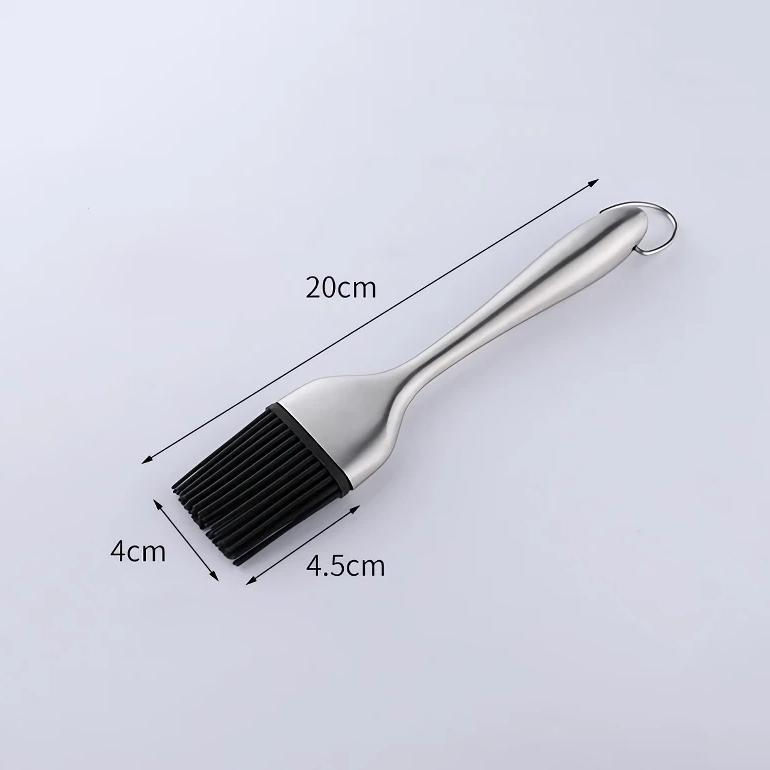 stainless steel silicone oil brush, view 2 - MRSLM