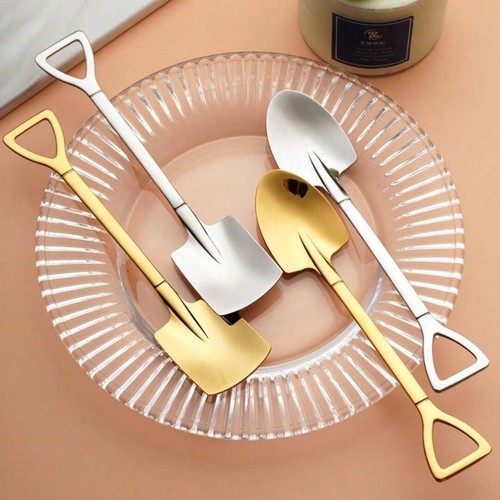 Luxury Stainless Steel Shovel Spoons Set