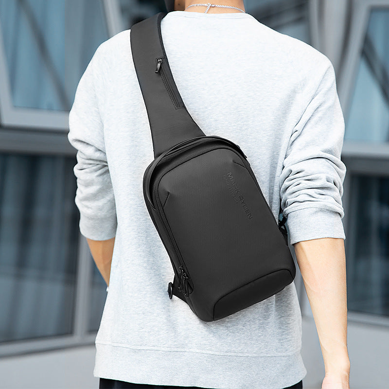 one-shoulder messenger bag, view 4 - MRSLM
