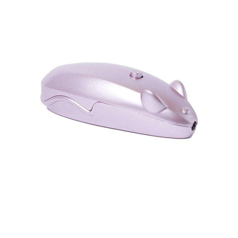 mouse-shaped laser cat toy, view 2 - MRSLM