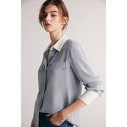 women's silk dress shirt, view 17 - MRSLM