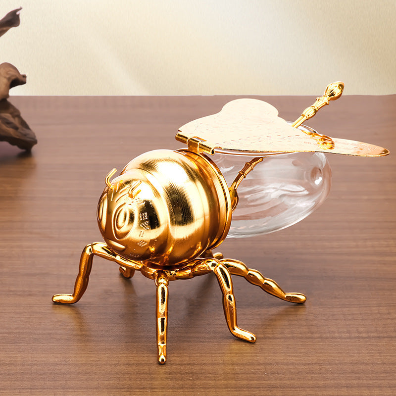 bee shaped honey jar, view 7 - MRSLM