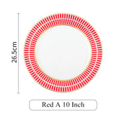 6-piece nordic ceramic plates set, view 8 - MRSLM