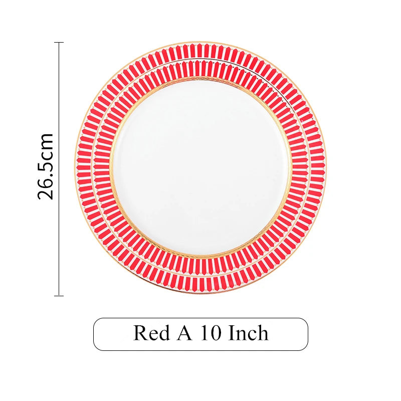 6-piece nordic ceramic plates set, view 8 - MRSLM