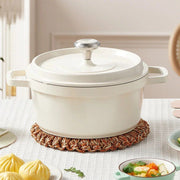 Non-stick stockpot with lid, view 4 - MRSLM