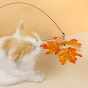 rotating leaf cat teaser toy, view 8 - MRSLM