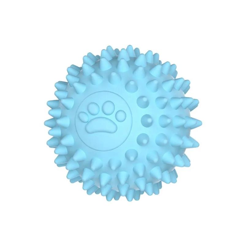 interactive rubber chew ball for dogs and cats, view 4 - MRSLM