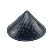 Retro black bamboo fisherman hat, view 5 - MRSLM