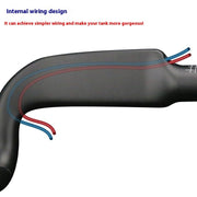 carbon fiber road bicycle handlebar, view 8 - MRSLM