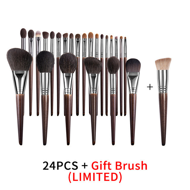 natural makeup brushes set, view 10 - MRSLM