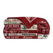 Christmas cardinal fleece throw blanket, view 5 - MRSLM