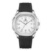 men's silicone strap sports watch, view 9 - MRSLM