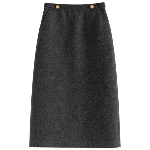 Women's woolen coat and skirt set, view 3 - MRSLM