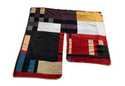 thick plaid shawl, view 6 - MRSLM