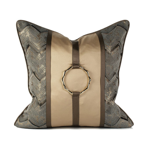 copper ring jacquard cushion cover - MRSLM