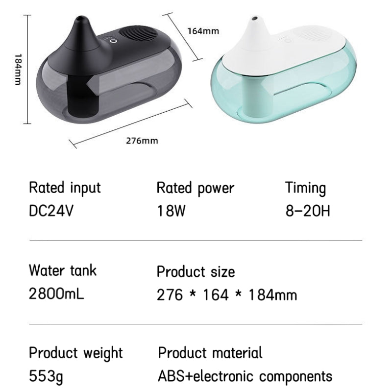 ultrasonic air humidifier heavy fog mist maker, view 8 - MRSLM