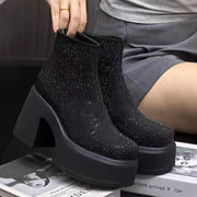 women's platform booties, view 4 - MRSLM