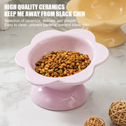 Elevated ceramic pet bowl, view 6 - MRSLM