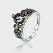 925 silver crown ring - MRSLM