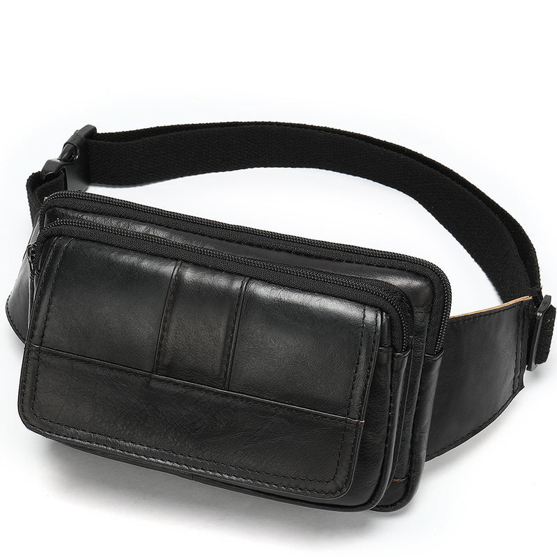 men's leather waist bag, view 12 - MRSLM