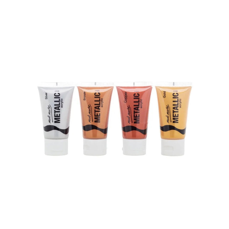 50ml metallic acrylic paint, view 2 - MRSLM