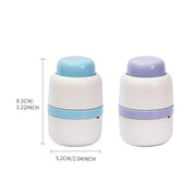 portable 2-in-1 pill box with cutter, view 9 - MRSLM