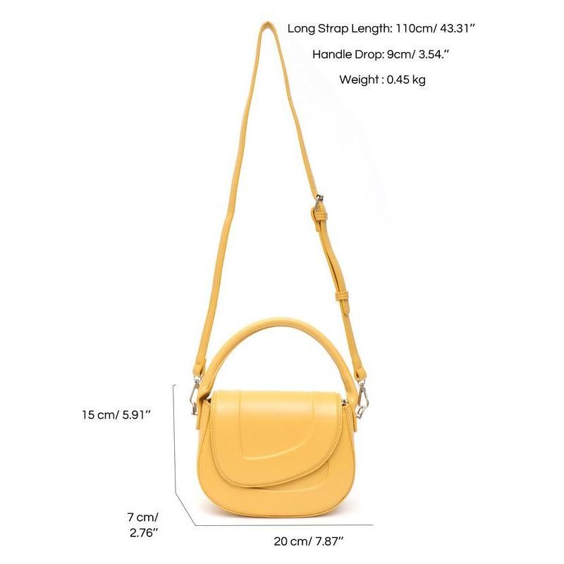 minimalist saddle shoulder bag, view 11 - MRSLM