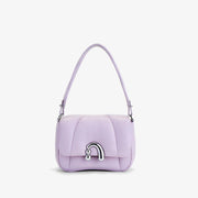sheep leather crossbody hobo bag, view 5 - MRSLM