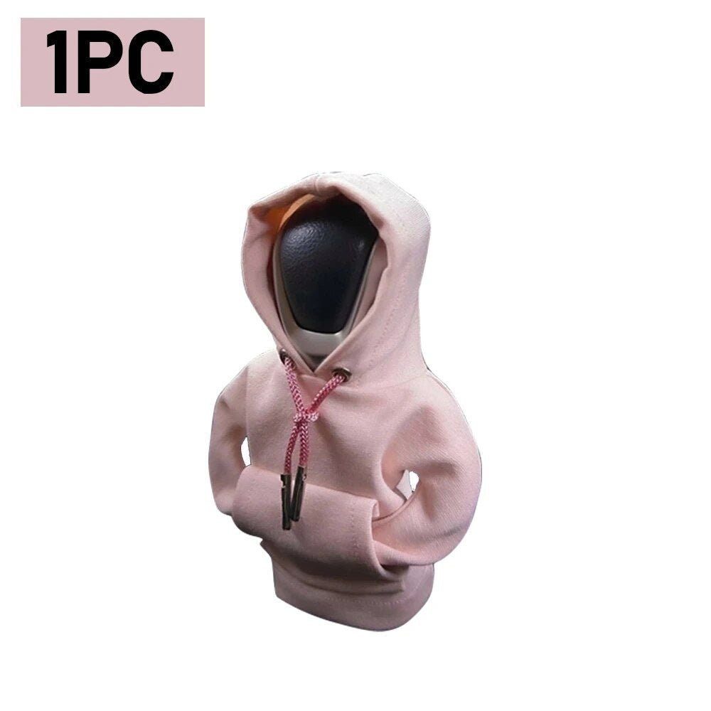 Fashion Hoodie Car Shift Knob Cover Universal Gear Lever Decoration