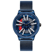 rotating wheel quartz watch, view 3 - MRSLM